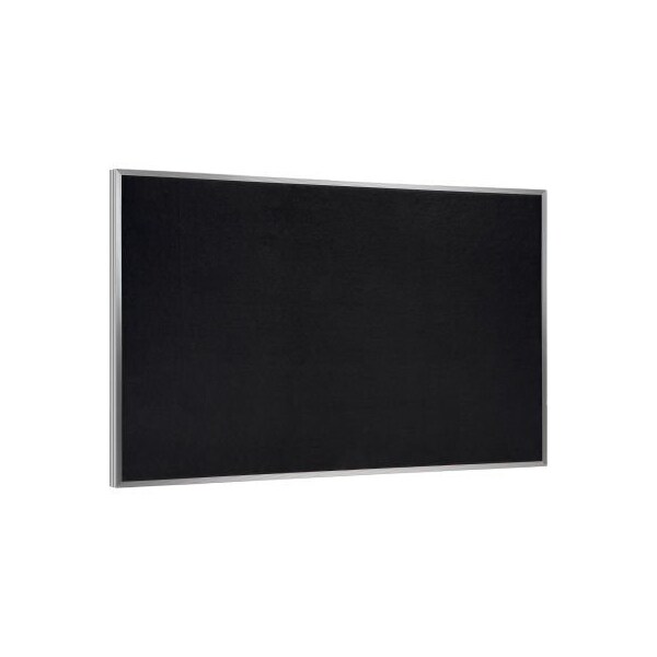 Recycled Rubber Bulletin Board 48W x 36H Black